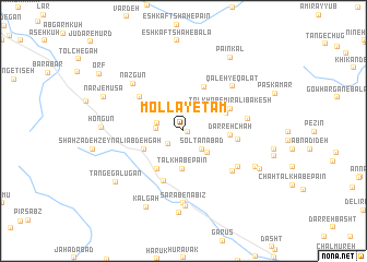 map of Mollā-ye Tam