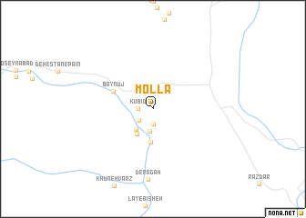 map of Mollā