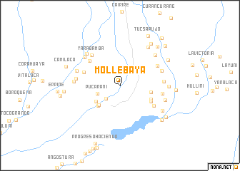 map of Mollebaya