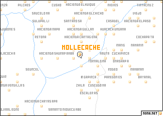 map of Mollecache