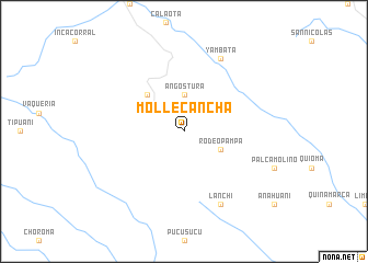 map of Mollecancha