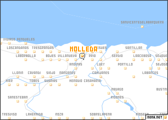 map of Molleda