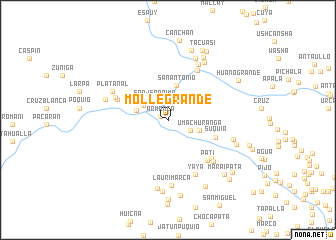 map of Molle Grande