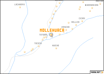 map of Mollehuaca