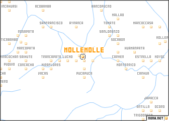 map of Molle Molle