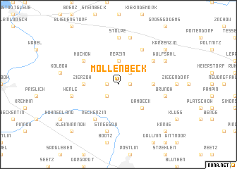 map of Möllenbeck