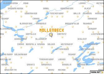 map of Möllenbeck