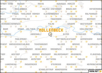 map of Möllenbeck