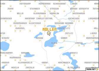 map of Möllen