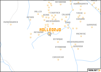 map of Molle Orjo