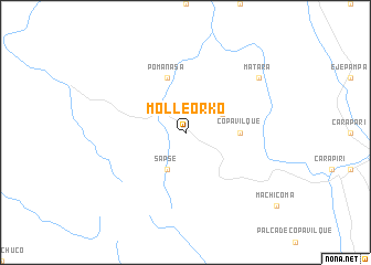 map of Molle Orko