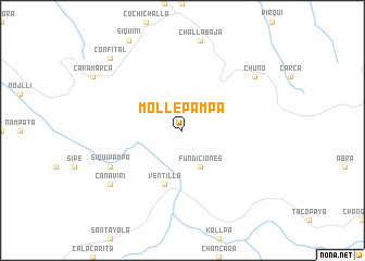 map of Mollepampa