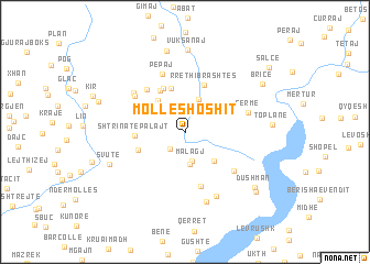 map of Mollʼ e Shoshit