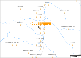 map of Mollespampa