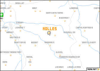 map of Molles