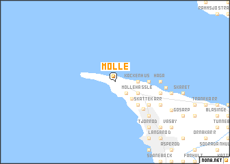 map of Mölle