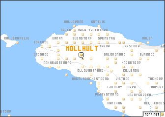 map of Möllhult