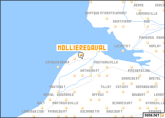 map of Mollière dʼAval