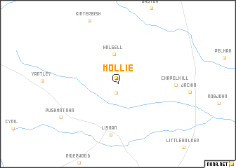 map of Mollie