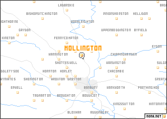 map of Mollington