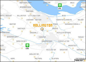 map of Mollington
