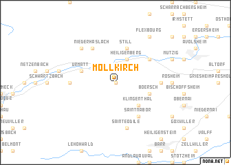 map of Mollkirch