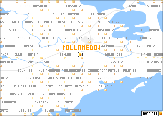 map of Mölln-Medow