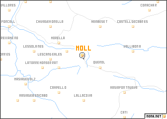 map of Moll