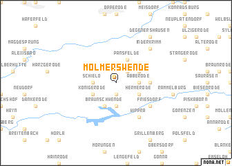 map of Molmerswende