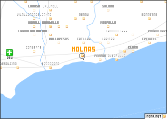 map of Molnás
