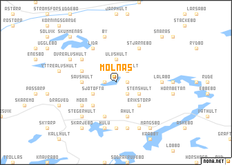 map of Mölnås