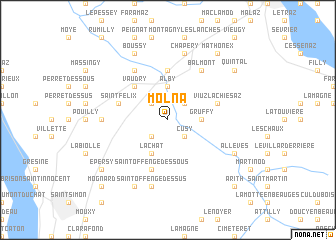 map of Molna