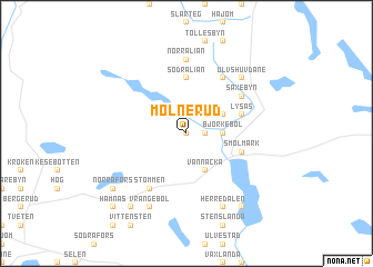 map of Mölnerud