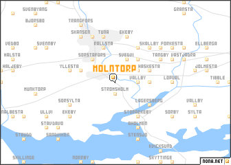 map of Mölntorp