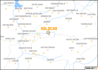 map of Molócha