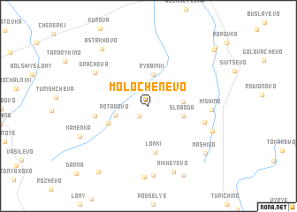 map of Molochenevo