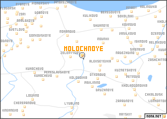 map of Molochnoye