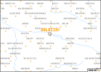 map of Mołoczki