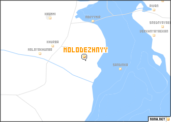 map of Molodezhnyy