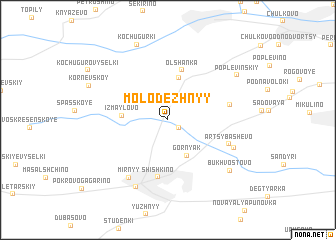 map of Molodëzhnyy