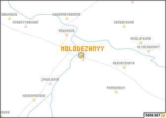map of Molodëzhnyy