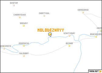map of Molodezhnyy