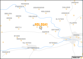 map of Molodki
