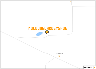 map of Molodogvardeyskoe