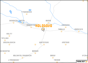 map of Molodovo