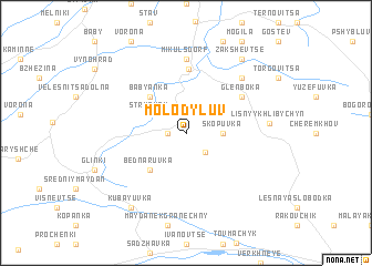 map of Molodyluv