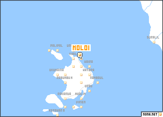 map of Moloi