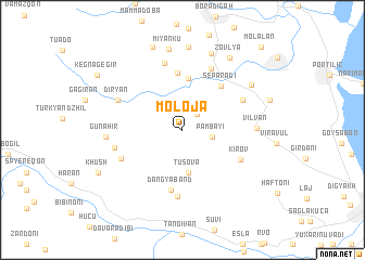 map of Moloja