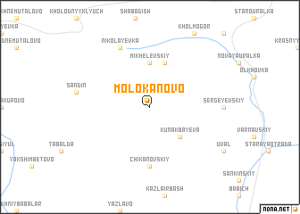 map of Molokanovo