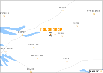 map of Molokanov